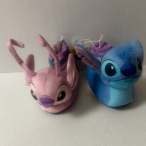 Disney Pink and Blue Stitch Kids Slippers